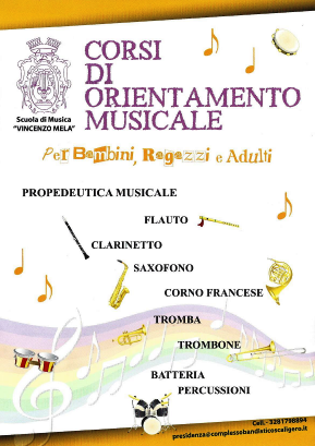 Volantino scuola di musica